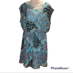 Luscious LA paisley print casual dress